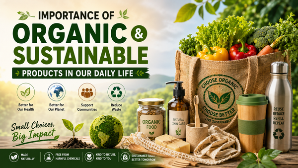 Importance of Organic & Sustainable Products in Our Daily Life