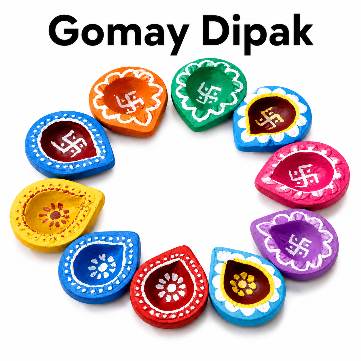 Gaunidhi - Gomay Fancy Diya (NOS-5)