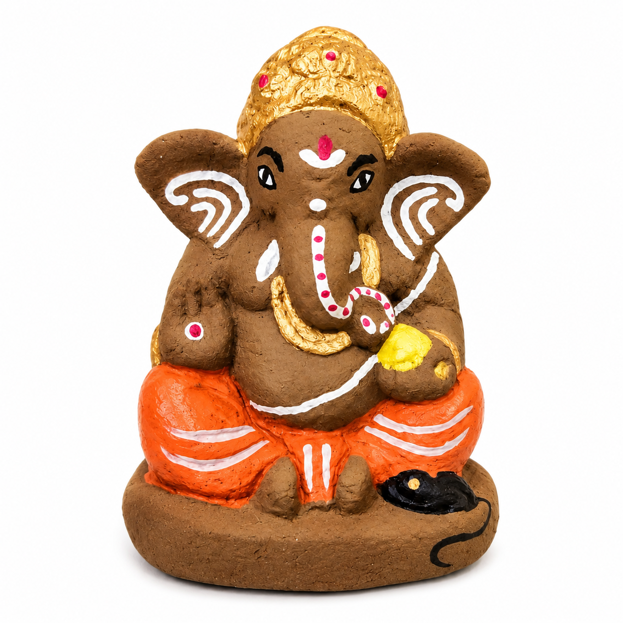 Gaunidhi - Gomay Ganesh Idol (5 Inch)