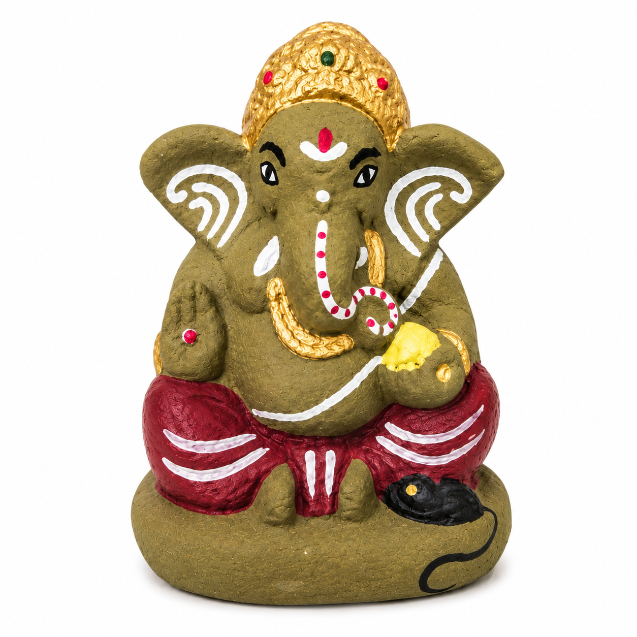 Gaunidhi - Gomay Ganesh Idol (5 Inch)