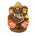Gaunidhi - Gomay Ganesh Idol (3 Inch)