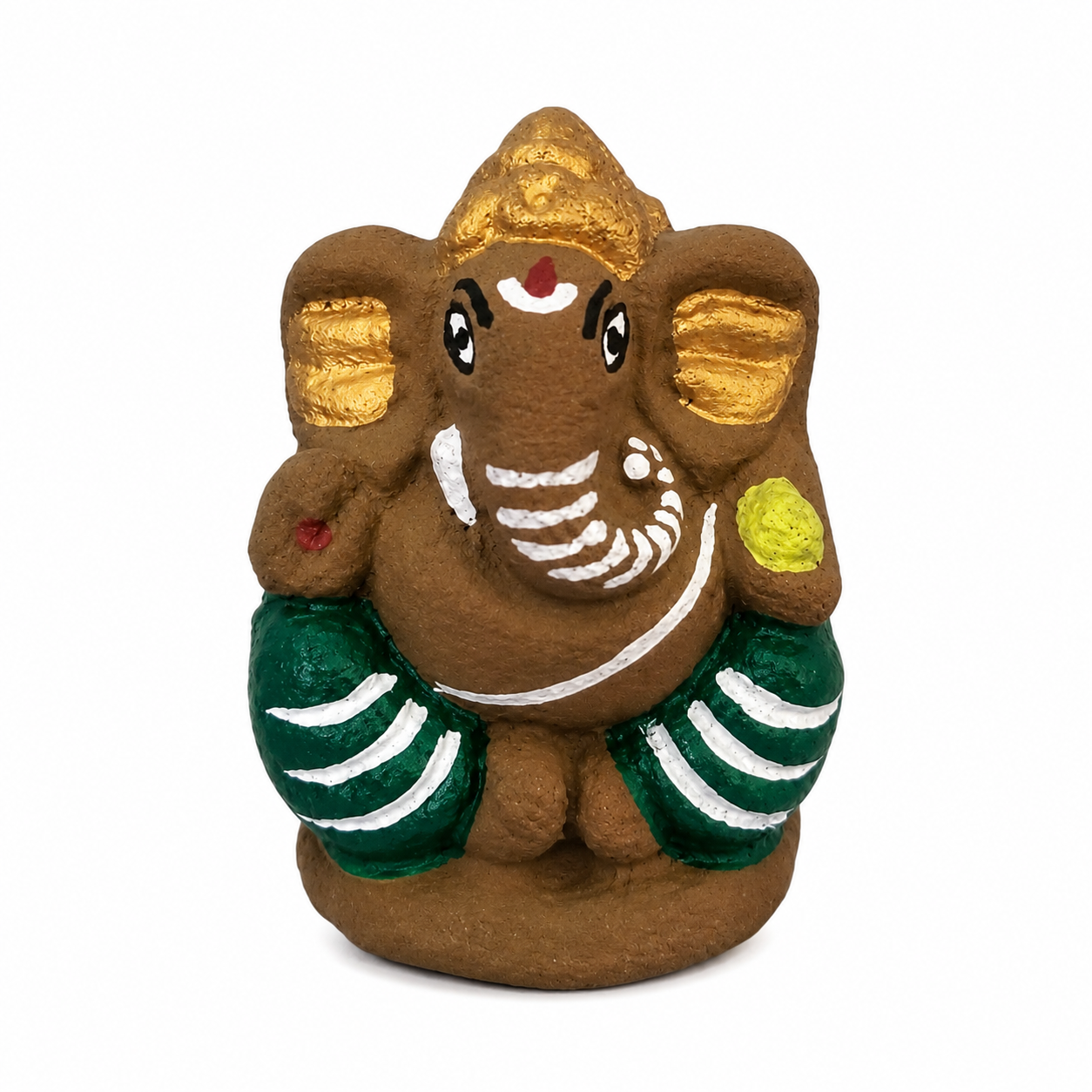 Gaunidhi - Gomay Ganesh Idol (3 Inch)