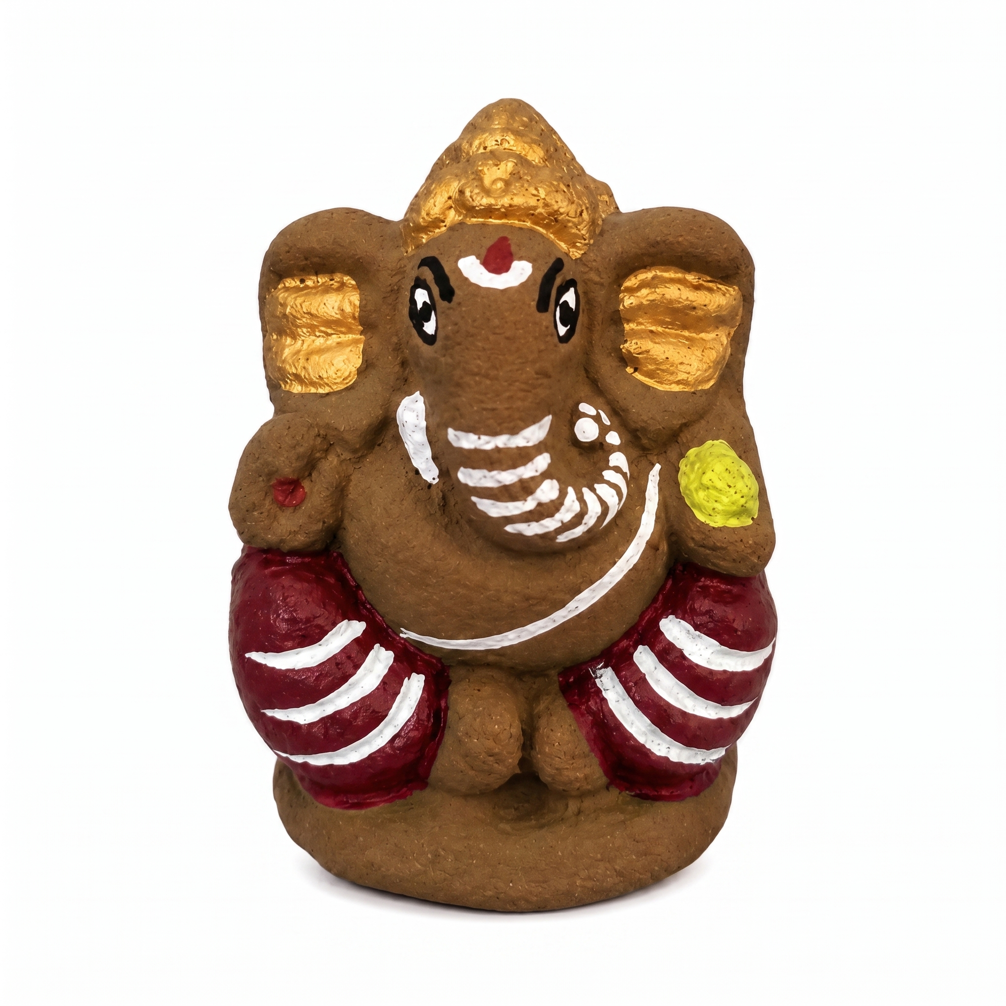 Gaunidhi - Gomay Ganesh Idol (3 Inch)